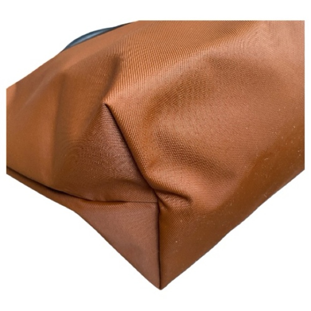 Longchamp Brown Tote with Black Trim - Picture 3 of 15